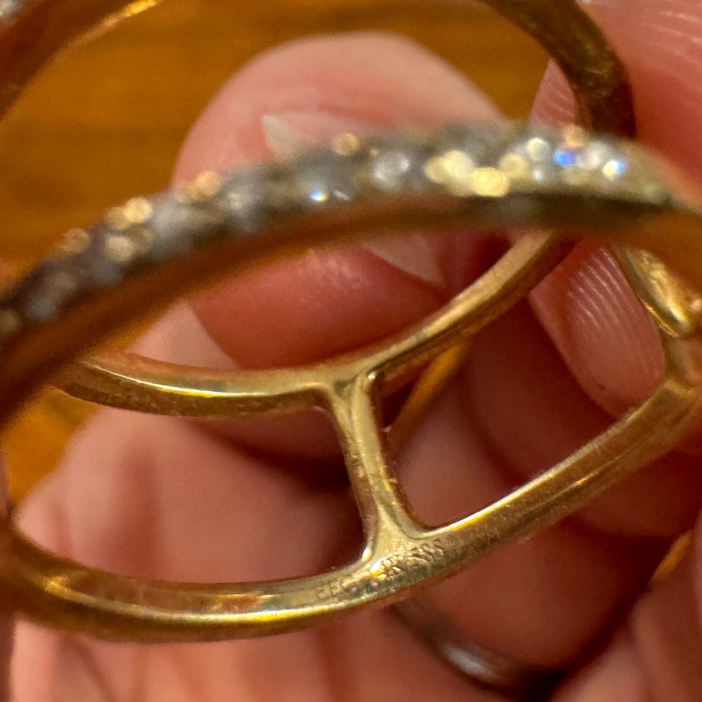 Double Band Ef Collection Ring - image 4